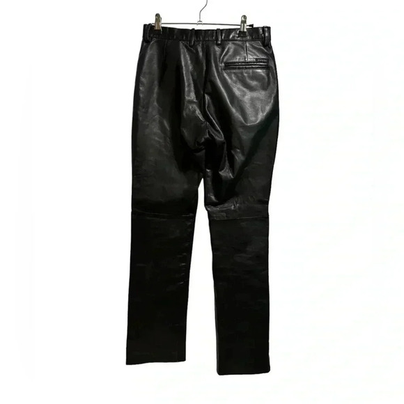 Guess Y2K Genuine Leather Pants Size 4 - Picture 2 of 6